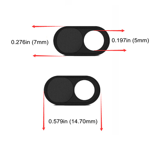 GM96 Webcam Privacy Cover by Aluminium Alloy Material