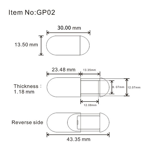 GP02  Webcam Privacy Cover For Laptops,Tablet PC